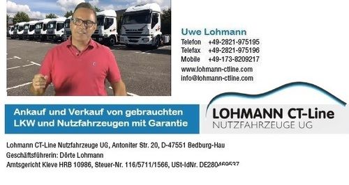 SCHMIDT 3-Achs Kofferauflieger+ LBW - Gjysmë rimorkio