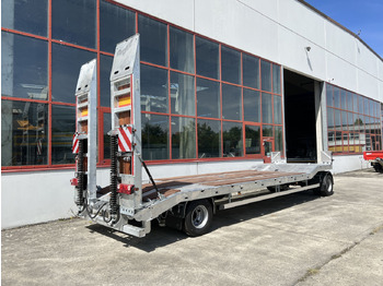 Rimorkio me plan ngarkimi të ulët për transportimin e makinerive të rënda i ri Möslein T 2 Schwebheim  Neuer 2 Achs Tieflader- Anhänger, Verbreiterung: foto 2