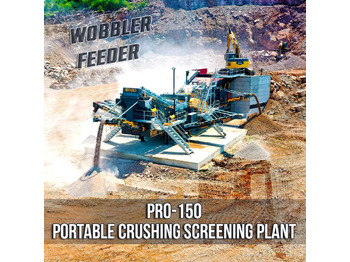 Gurëthyesi i lëvizshëm i ri FABO PRO-150 MOBILE CRUSHER | WOBBLER FEEDER: foto 1