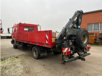 Kamion me karroceri të hapur, Kamion me vinç MAN LE 12.225 LC Pritsche Heckkran 6 Zylinder Doka Topzust: foto 4 Kamion me karroceri të hapur, Kamion me vinç MAN LE 12.225 LC Pritsche Heckkran 6 Zylinder Doka Topzust: foto 4