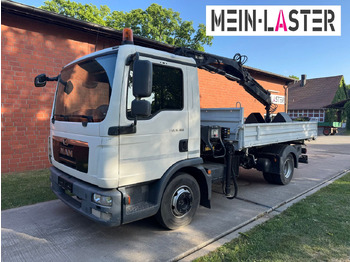Kamioncine vetëshkarkuese MAN TGL 8.180 3 S-Kipper Hiab 55 D *10,2 m - 640 kg: foto 2