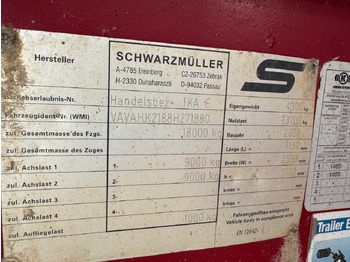 Rimorkio Schwarzmüller TKA-E 18 TKA-E 18, Alu-Bordwände ca. 11m³: foto 3