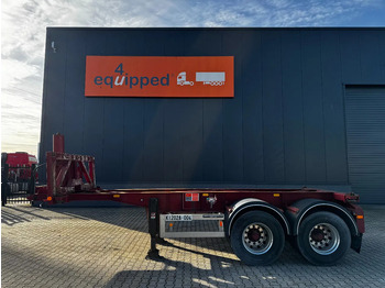 Transportjer kontejnerësh/ Gjysmë rimorkio me karroceri të çmontueshme Van Hool 2 AXLE 20FT TIPPING-CHASSIS, TWIN-TIRES, BPW + DRUM, ALCOA: foto 2