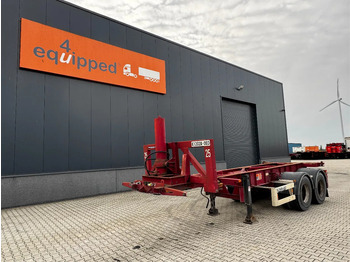 Transportjer kontejnerësh/ Gjysmë rimorkio me karroceri të çmontueshme VAN HOOL 20'