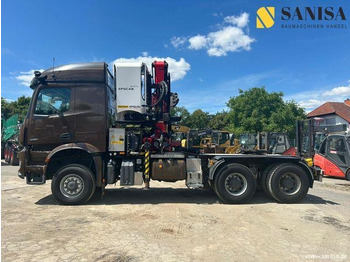 Gjysmë-kamion Mercedes-Benz Arocs 3351/6x6/Palfinger Epolsion S260/Langholz: foto 3 Gjysmë-kamion Mercedes-Benz Arocs 3351/6x6/Palfinger Epolsion S260/Langholz: foto 3
