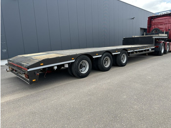 Gjysmë rimorkio me plan ngarkimi të ulët Nooteboom OSD-39 VV 39T - EXTENDABLE / AUSSCHIEBBAHR - 1 STEERING AXLE - SAF - LUCHTVERING - BELGIAN REGISTRATION: foto 4
