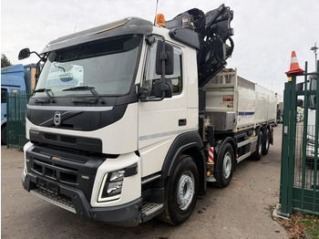 Kamion vetëshkarkues, Kamion me vinç Volvo FMX 540 8x4 TIPPER + CRANE (29m!) FASSI F545 (6x) + JIB L324 (4x) - TIPPER - *192.000km* - RETARDER - ROTATOR - BE TRUCK - GOOD CONDITION: foto 4