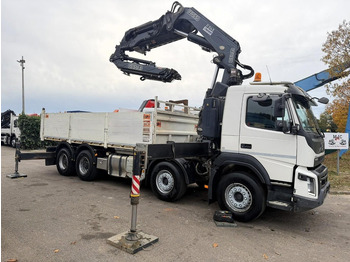 Kamion vetëshkarkues, Kamion me vinç Volvo FMX 540 8x4 TIPPER + CRANE (29m!) FASSI F545 (6x) + JIB L324 (4x) - TIPPER - *192.000km* - RETARDER - ROTATOR - BE TRUCK - GOOD CONDITION: foto 3