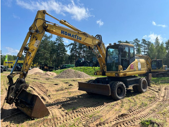 Ekskavator me goma KOMATSU PW160
