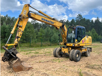 Ekskavator me goma KOMATSU PW160