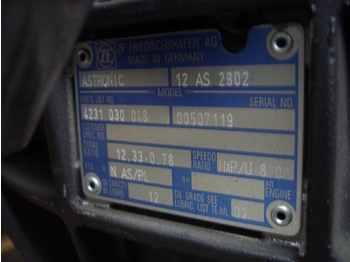 Kutia e marsheve për Kamion kabinë-shasi i ri ZF 12 As-tronic: foto 3
