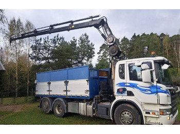 Kamion vetëshkarkues, Kamion me vinç Scania P340: foto 5