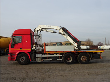 Kamion me karroceri të hapur, Kamion me vinç IVECO EUROSTAR 240E42 BONFIGLIOLI P30500XL: foto 2