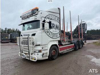 Lizingu i Log truck Scania R520 with crane Log truck Scania R520 with crane: foto 1 Lizingu i Log truck Scania R520 with crane Log truck Scania R520 with crane: foto 1