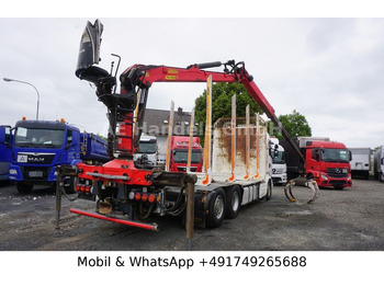 Kamion me vinç, Kamion për transport druri Scania R580 V8 Highline Palfinger-M120L97 *Retarder/ACC: foto 3