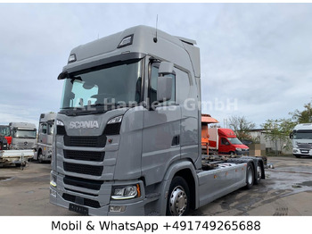 Transportjer kontejnerësh/ Kamion me karroceri të çmontueshme SCANIA S 450
