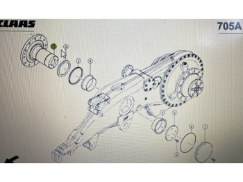 Pjesë nënkarrocerie CLAAS