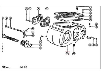 Kutia e marsheve dhe pjesë këmbimi CASE