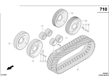Pjesë nënkarrocerie CLAAS