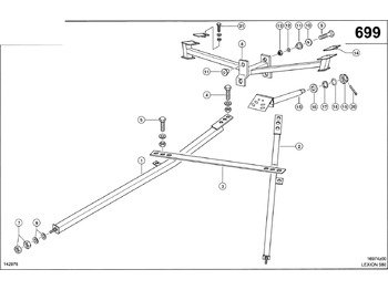 Pjesë nënkarrocerie CLAAS