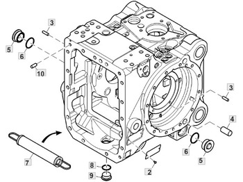 Ingranazhi i diferencialit JOHN DEERE