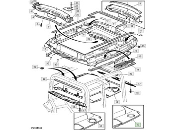 Kabina dhe interier JOHN DEERE