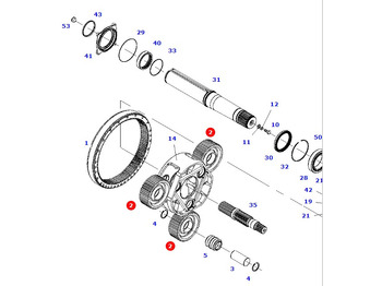 Aksi i pasmë MASSEY FERGUSON