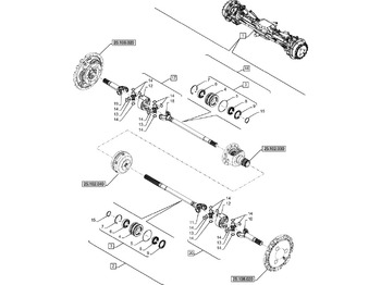 Boshti i transmisionit NEW HOLLAND