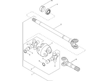Boshti i transmisionit NEW HOLLAND