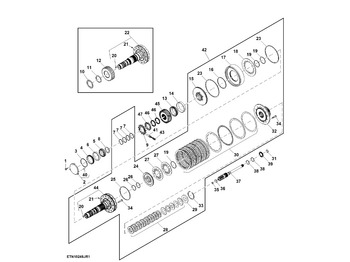Friksion dhe pjesë këmbimi JOHN DEERE