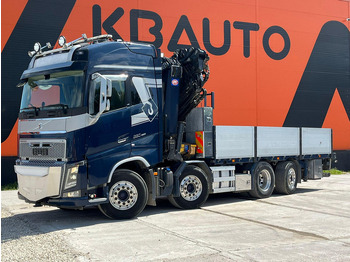 Kamion me karroceri të hapur, Kamion me vinç Volvo FH 16 650 8x2*6 HMF 6020K-RC + JIB / PLATFORM L=6344 mm: foto 2 Kamion me karroceri të hapur, Kamion me vinç Volvo FH 16 650 8x2*6 HMF 6020K-RC + JIB / PLATFORM L=6344 mm: foto 2