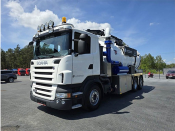 Kamion me vakuum Scania Saugbagger Larsen FlexVac 311 Vacuum suction loade: foto 3