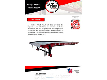 Rampa e ngarkimit i ri AZ RAMP-PRIME PRIME WLO + 8 . Industrial Mobil Loading Ramp: foto 3 Rampa e ngarkimit i ri AZ RAMP-PRIME PRIME WLO + 8 . Industrial Mobil Loading Ramp: foto 3