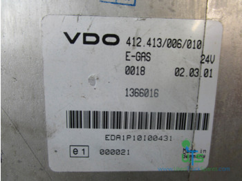 ECU për Kamioni DAF EGAS THROTTLE CONTROL VDO ECU P/NO 412.413/006/010: foto 3