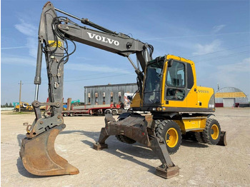 Ekskavator me goma VOLVO EW140