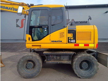 Ekskavator me goma Komatsu MYYTY! SOLD! PW140-7 PYÖRITTÄJÄLLÄ: foto 2