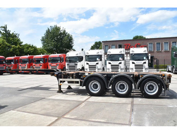 Transportjer kontejnerësh/ Gjysmë rimorkio me karroceri të çmontueshme Pacton T3-010 - 2 x LIFT AXLE - BPW AXLES - DRUM BRAKES - 2 x EXTENDABLE -: foto 2