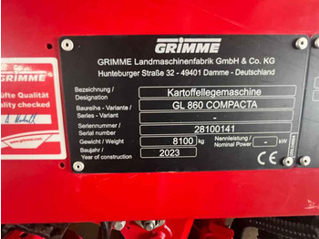Makinë korrëse Grimme GL 860 COMPACTA: foto 5 Makinë korrëse Grimme GL 860 COMPACTA: foto 5
