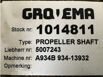 Boshti i transmisionit Liebherr Propeller Shaft: foto 3