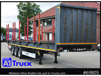 Gjysem rimorkio për transport druri FLIEGL
