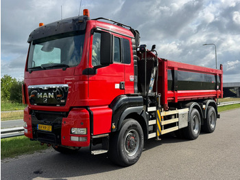 Kamion vetëshkarkues, Kamion me vinç MAN TGS 32.400 6x6 Kipper with Crane: foto 2