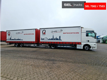 Kamion me tendë MAN TGX 18.470 4X2 LL/Intarder/Aluklap./Durchlade/6D: foto 4