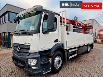 Kamion me karroceri të hapur, Kamion me vinç Mercedes-Benz Antos 1832 / MKG Kran: foto 2 Kamion me karroceri të hapur, Kamion me vinç Mercedes-Benz Antos 1832 / MKG Kran: foto 2