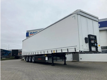 Gjysmë rimorkio me tendë i ri Kässbohrer SCS X+ / 90 - 12 / 27 Schuifzeilen multiplex vloer met palletkist 30 Europallets: foto 3