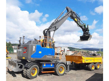 Ekskavator me goma VOLVO EW160E