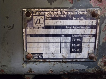 Kutia e marsheve ZF Industrial/Hyundai 6WG-210 Transmission: foto 2 Kutia e marsheve ZF Industrial/Hyundai 6WG-210 Transmission: foto 2