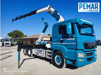 Kamion vetëshkarkues, Kamion me vinç MAN TGS 26.480 6X2 GRUA MULTILIFT: foto 3