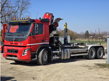 Kamion vetëngarkues, Kamion me vinç VOLVO FMX 420 6X4 / HIAB 144B-hiduo / hook system: foto 2