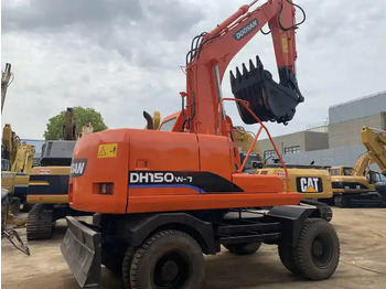 Ekskavator me zinxhirë Wheel digging excavator Used DOOSAN150W DH150W DH150W-7 / second-hand KOREA engine DOOSAN DH 150 150W-7 DOOSAN150: foto 2