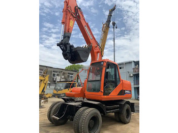 Ekskavator me zinxhirë Wheel digging excavator Used DOOSAN150W DH150W DH150W-7 / second-hand KOREA engine DOOSAN DH 150 150W-7 DOOSAN150: foto 3